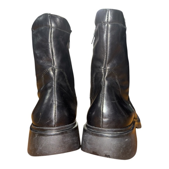 Aldo Black Ankle Boots with Sturdy Soles - Picture 3 of 4